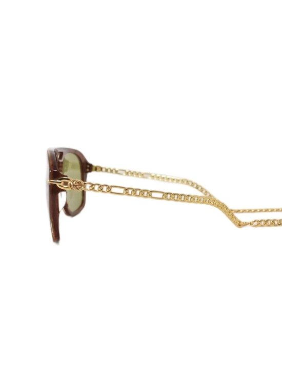 Gucci 100 Pieces Limited Sunglasses Eyewear Square Frame Interlocking Brown main image 7